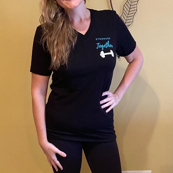 Brand New Homemade Fitness Shirt Stronger Together - Picture 2 of 6